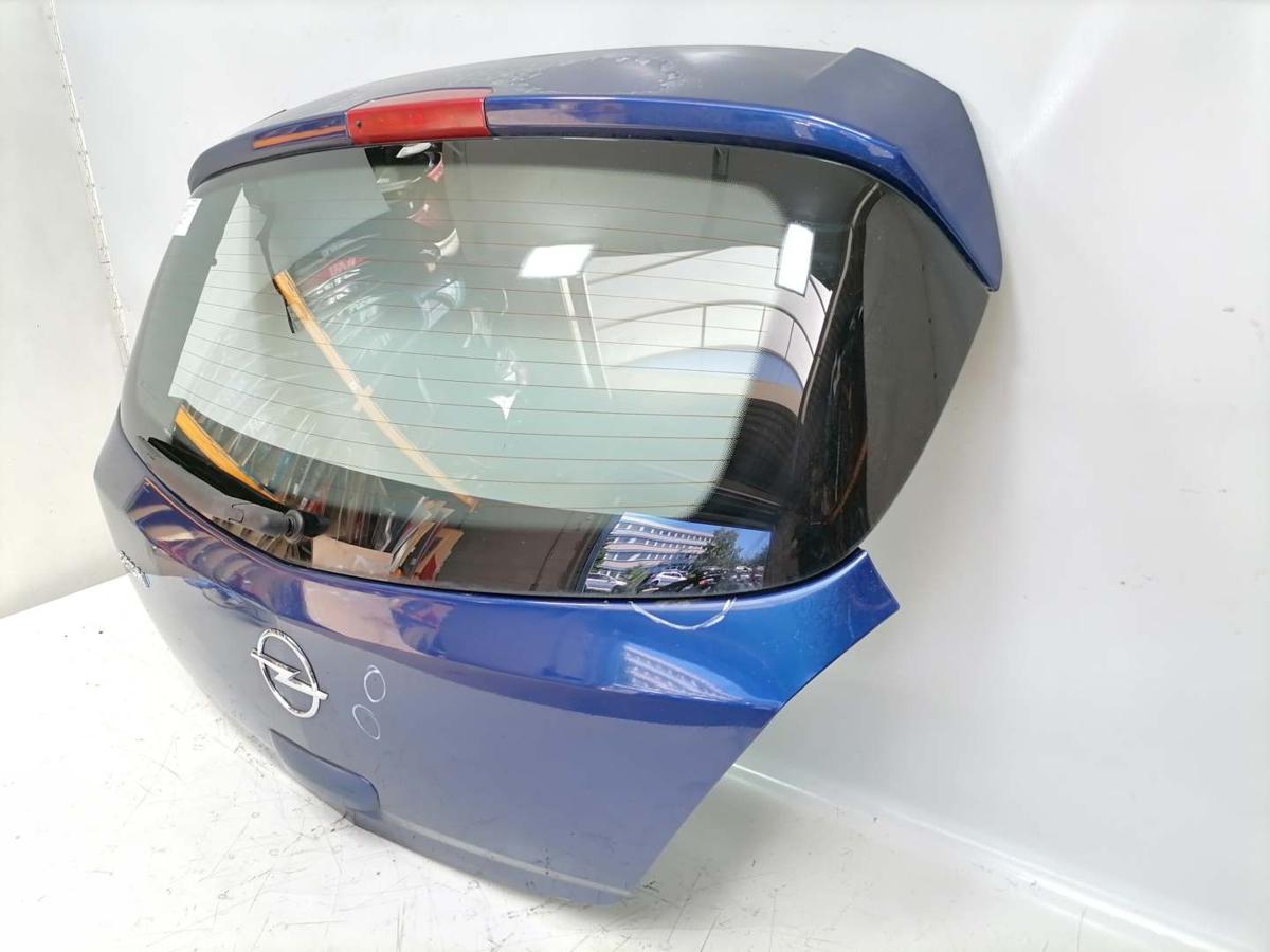 Opel Corsa D original Heckklappe mit Heckscheibe Z21B Ultrablau 5-Türer Bj.2007
